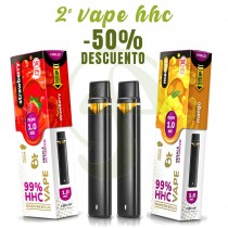 OFERTA - 2º VAPE HHC 1ml 50% DTO